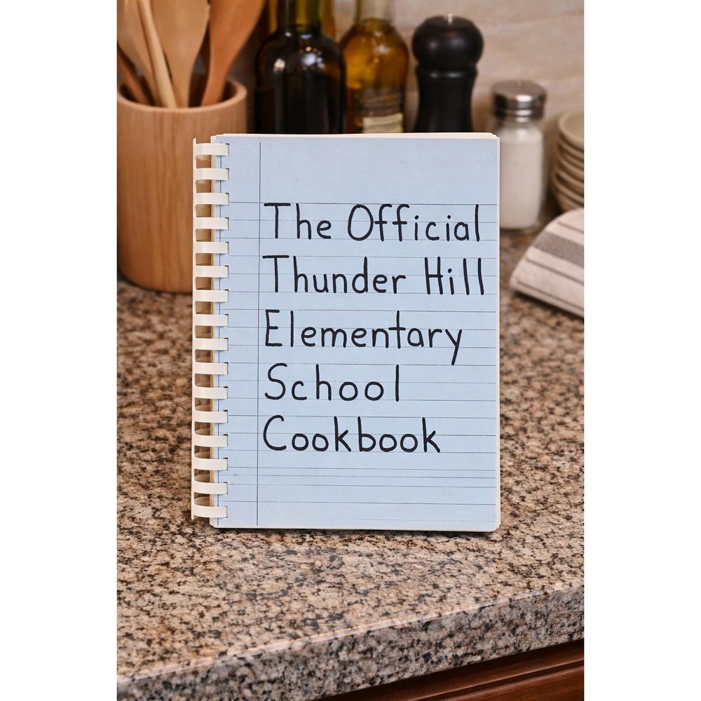 1988 Thunder Hill Elementary School Cookbook PTA Vintage Community Recipes